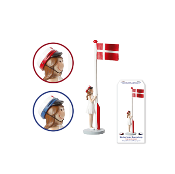 Student med dannebro - pige